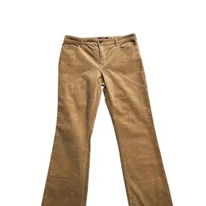 CHAPS Denim Madden‎ Straight Corduroy Tan Pants Women Size 10